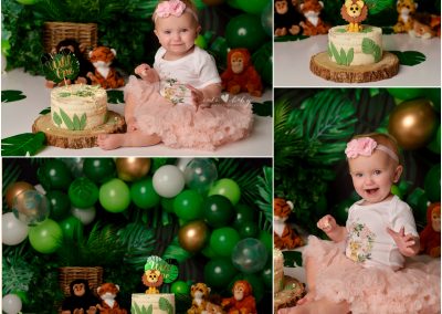 cake smash Manchester, Baby Photography Manchester, 1st Birthday photography, Cake Smash Jungle